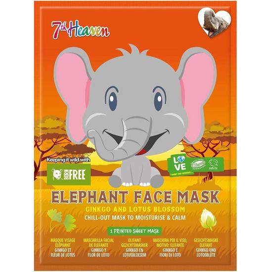 Montagne Jeunesse Face Food Born Free Elephant Sheet Mask Ginkgo & Lotus Blossom