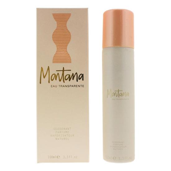 Montana Eau Transparente Perfumed Deodorant 100ml