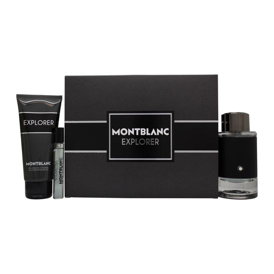 Montblanc Explorer Gift Set 100ml Eau De Parfum + Shower Gel 100ml + 7.5ml Eau De Parfum