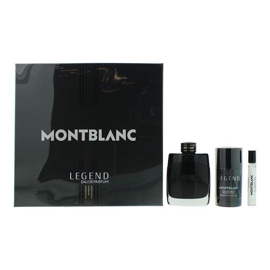 Montblanc Legend 3 Piece Eau De Parfum Gift Set 100ml