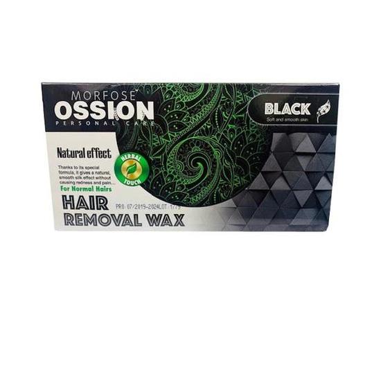 Morfose Ossion Black Natural Effect Hair Removal Wax For Normal Hairs 450 g