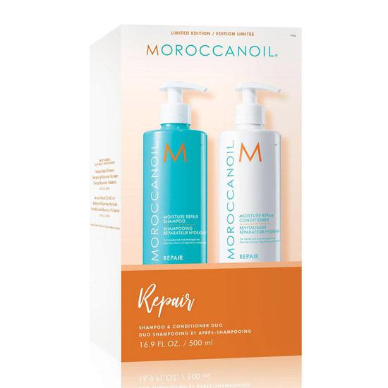 Moroccanoil Moisture Repair Shampoo And Conditioner Duo Cosmetify