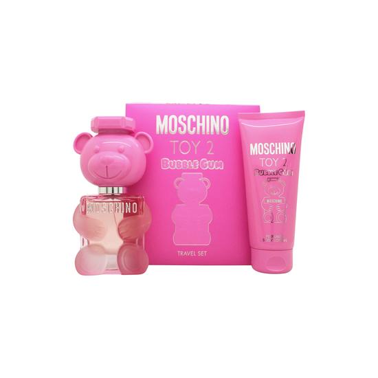 Moschino Toy 2 Bubble Gum Gift Set 50ml Eau De Toilette + 50ml Body Lotion + 50ml Shower Gel