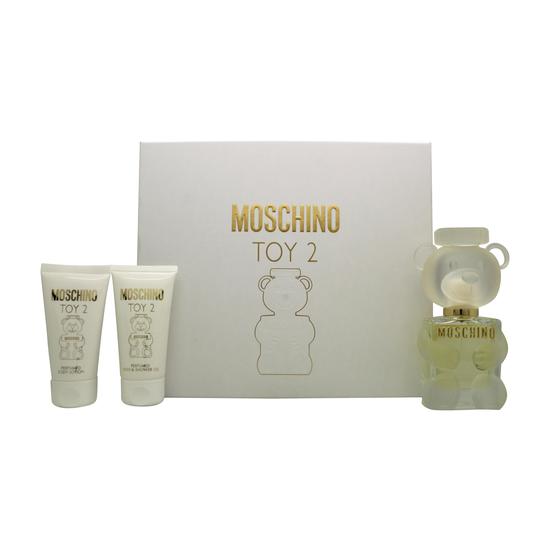 Moschino Toy 2 Gift Set 50ml Eau De Parfum + 50ml Body Lotion + 50ml Shower Gel