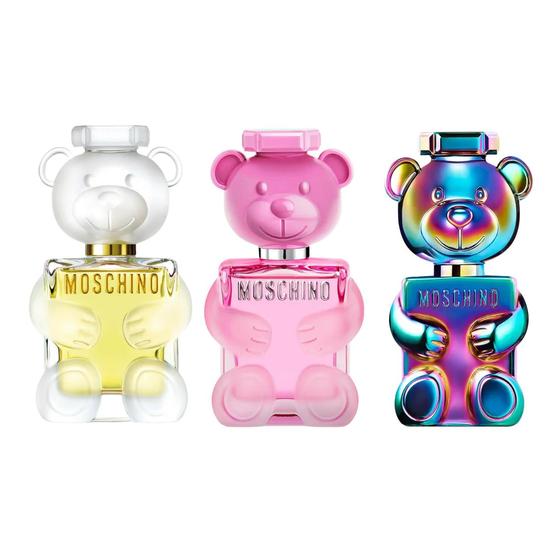 Moschino Toy 2 Miniatures Gift Set Toy 2 Pearl Eau De Parfum + Toy 2 Bubblegum Eau De Toilette + Toy 2 Eau De Parfum 3 x 5ml