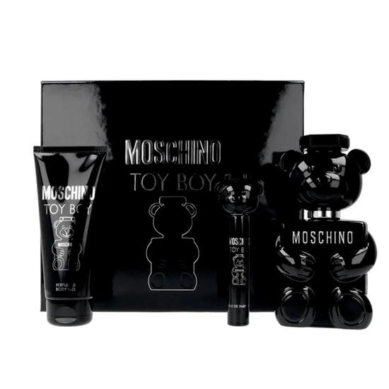 Moschino Toy Boy Eau De Parfum Men's Fragrance Gift Set 100ml With Body Gel & 10ml Eau De Parfum