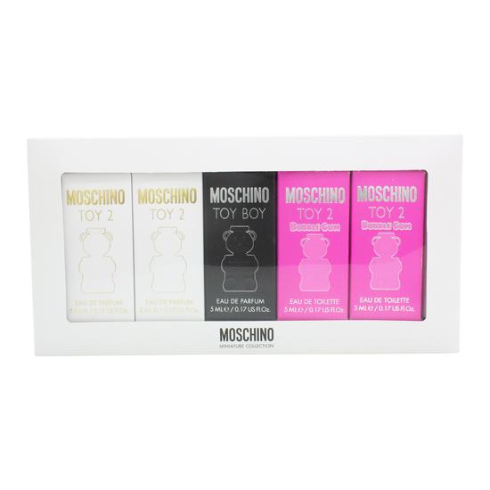 Moschino Toy Miniature Gift Set 2 x 5ml Toy 2 Eau De Parfum + 5ml Toy Boy Eau De Parfum + 2 x 5ml Toy 2 Bubble Gum