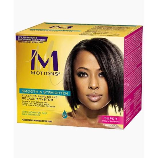 Motions Smooth & Straighten No Lye Relaxer System 1 Application / Super