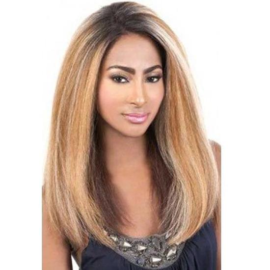 Motown Tress Lets Lace Blend Deep Part Lace Synthetic HBLDP Hue Wig 4