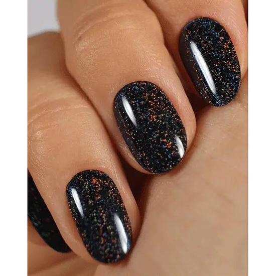 MoYou London Gel Nail Strip Magic Cocoa Holographic Glitter