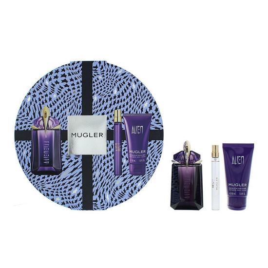 Mugler Alien Eau De Parfum 60ml, Body Lotion 50ml + Eau De Parfum 10ml Gift Set 60ml