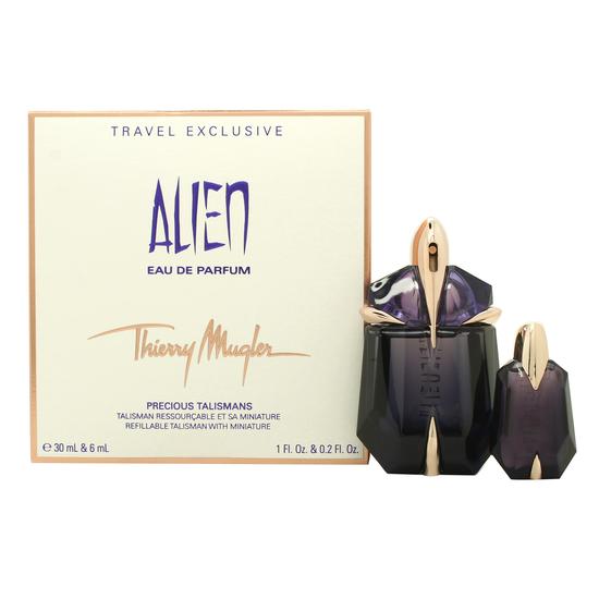 Mugler Alien Gift Set 30ml Eau De Parfum Non-Refillable + 6ml Eau De Parfum