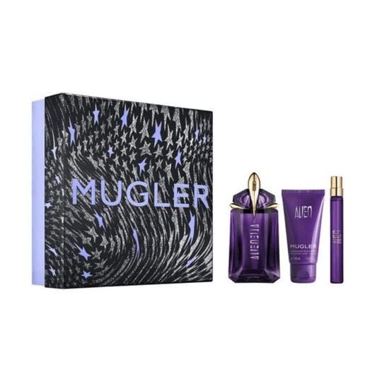 Mugler Alien Pour Femme 60ml Eau De Parfum 50ml Body Lotion & 10ml Eau De Parfum Gift Set 2024