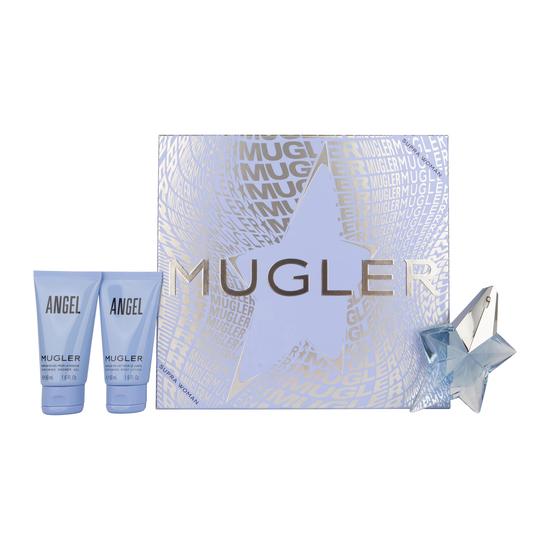 Mugler Angel Gift Set 25ml Eau De Parfum + 50ml Body Lotion + 50ml Shower Gel