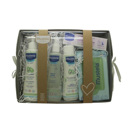 Mustela Grey Small Basket Gift Set 5 Pieces