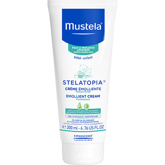 mustela stelatopia emollient cream 200 ml