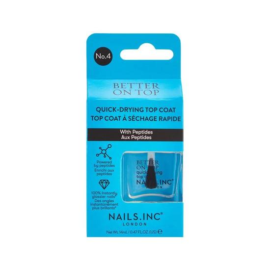 Nails Inc Better On Top Quick-Drying Top Coat 15ml