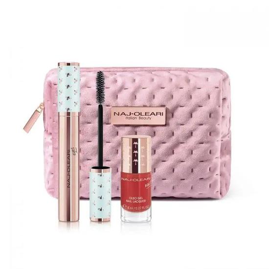 Naj Oleari Classy Kit Mascara + Nail Lacquer + Makeup Pouch