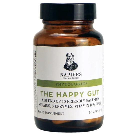 Napiers the Herbalists Napiers Phytologic Happy Gut Capsules 60 Capsules