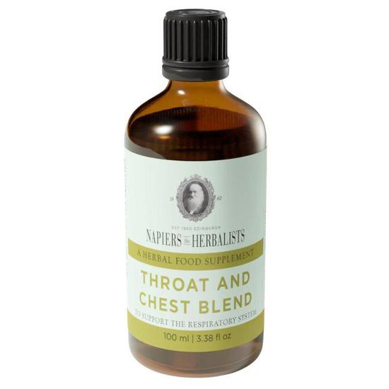 Napiers the Herbalists Napiers Throat & Chest Blend 100ml