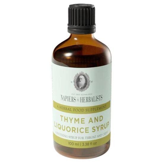 Napiers the Herbalists Napiers Thyme & Liquorice Syrup 100ml