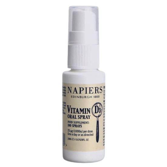 Napiers the Herbalists Napiers Vitamin D3 1000iu Spray 20ml