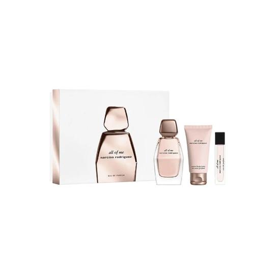 Narciso Rodriguez All Of Me Eau De Parfum Women's Perfume Gift Set Spray 90ml With Body Lotion & 10ml Eau De Parfum