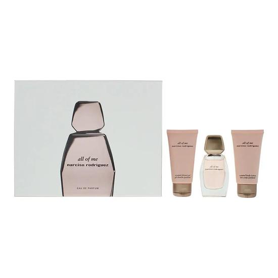 Narciso Rodriguez All Of Me Gift Set 50ml Eau De Parfum + 50ml Body Lotion + 50ml Shower Gel