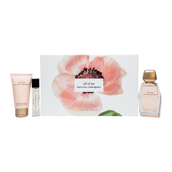 Narciso Rodriguez All Of Me Gift Set 90ml Eau De Parfum + 50ml Body Lotion + 10ml Eau De Parfum