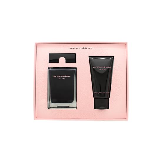 Narciso Rodriguez For Her Gift Set 50ml Eau De Toilette + 50ml Body Lotion