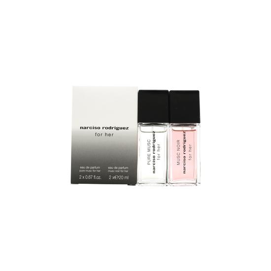 Narciso Rodriguez Layering Duo For Her Gift Set 20ml Pure Musc Eau De Parfum + 20ml Musc Noir Eau De Parfum