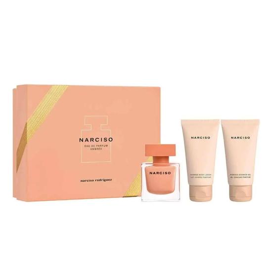 Narciso Rodriguez Narciso Ambree Set: Eau De Parfum 50ml, Body Lotion 50ml & S/Gel 50ml