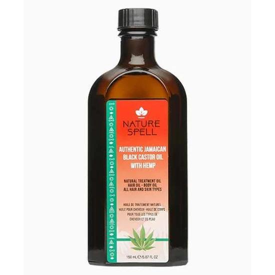 Nature Spell Authentic Jamaican Black Castor Oil With Hemp 150ml