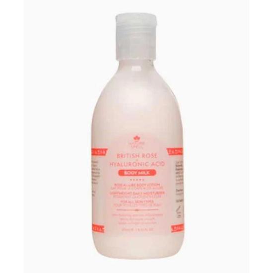 Nature Spell British Rose & Hyaluronic Acid Body Milk 276ml