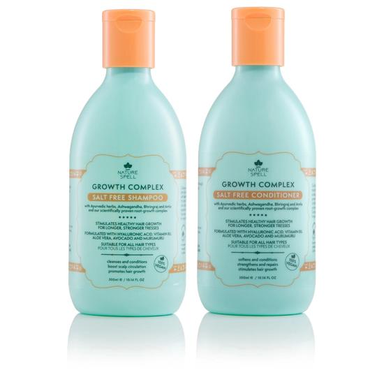 Nature Spell Growth Complex Salt Free Shampoo & Conditioner Duo 300ml