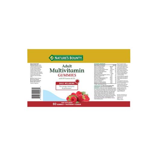 Nature's Bounty Adult Multivitamin Gummies 60 Gummies