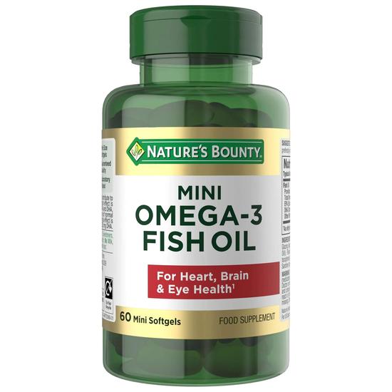 Nature's Bounty Omega-3 Fish Oil 450mg Softgels 60 Softgels