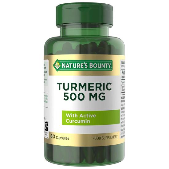Nature's Bounty Specialty Supplements Turmeric 500mg Capsules 60 Capsules