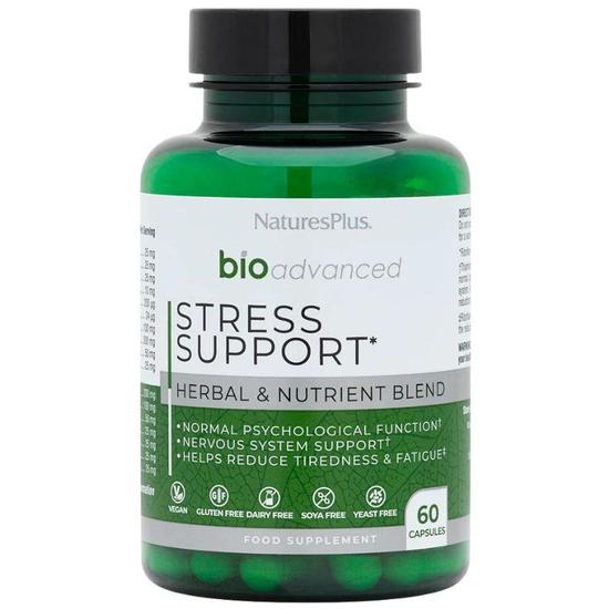 Nature's Plus BioAdvanced Stress Support Capsules 60 Capsules