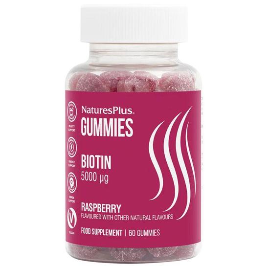 Nature's Plus Biotin 5000ug Gummies 60 Gummies