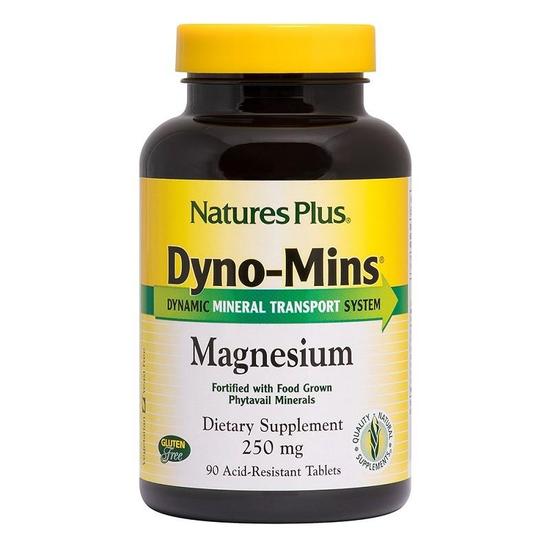 Nature's Plus Dyno-Mins Magnesium 250mg Tablets 90 Tablets