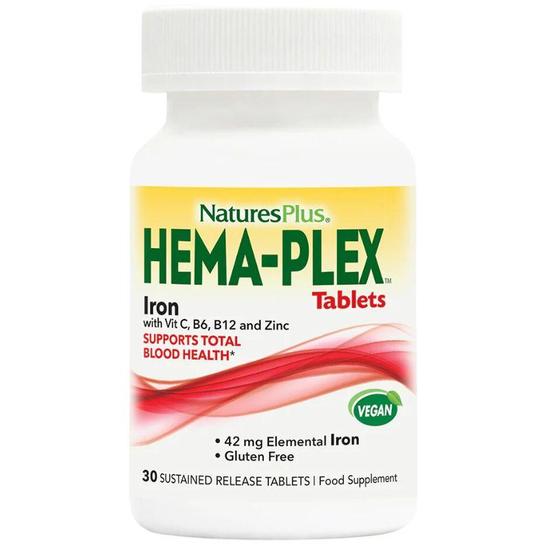 Nature's Plus Hema-plex Tablets 30 Tablets