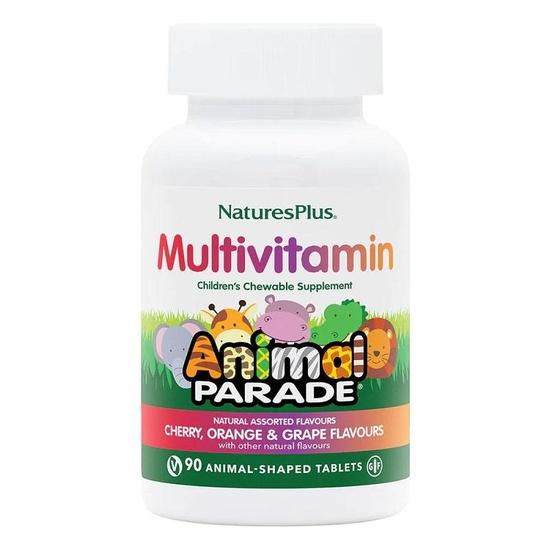 Nature's Plus Natures Plus Animal Parade Multivitamin Assorted Flavour Chewables 90 Chewables