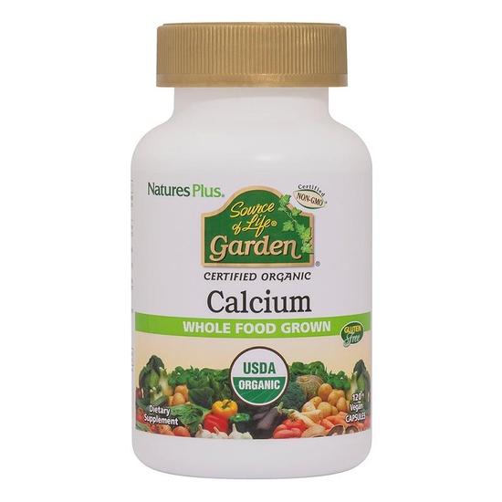 Nature's Plus Source Of Life Garden Organic Calcium 1000mg Vegicaps 120 Vegicaps