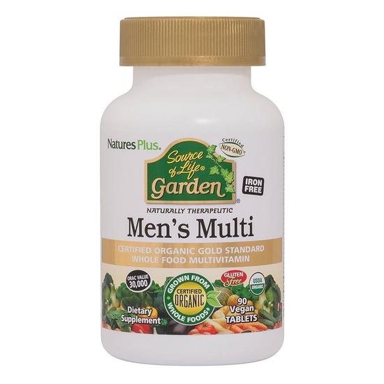 Nature's Plus Source Of Life Garden Organic Mens Multi Tablets 90 Tablets