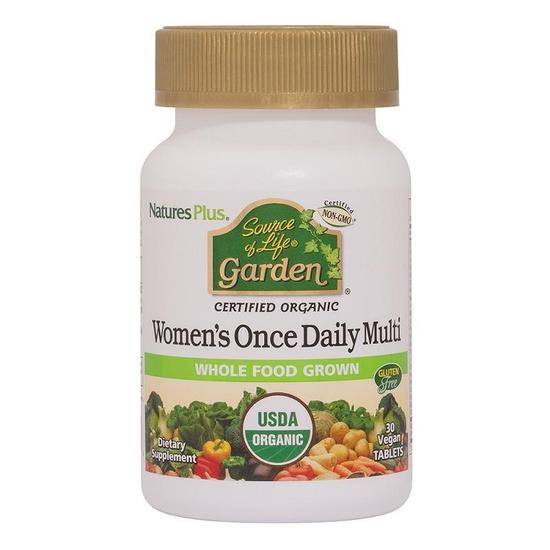 Nature's Plus Source Of Life Garden Organic Womens Daily Tablets 30 Tablets