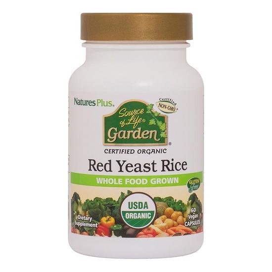 Nature's Plus Source Of Life Garden Red Yeast Rice 600mg Vegicaps 60 Vegicaps