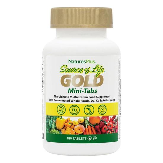 Nature's Plus Source Of Life Gold Mini-Tabs 180 Tablets