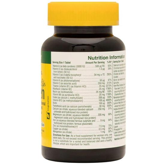 Nature's Plus Source Of Life Women's Multi Tablets