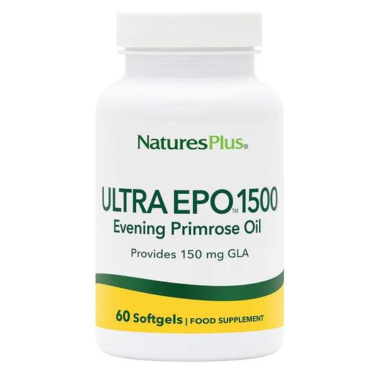 Nature's Plus Ultra Evening Primrose Oil 1, 500mg Softgels 60 Softgels